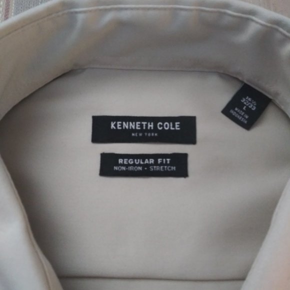 Kenneth Cole  New York Men's Dress Shirt Non-Iron - Picture 4 of 9